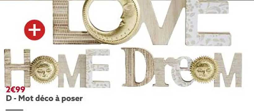 Mot Déco à Poser