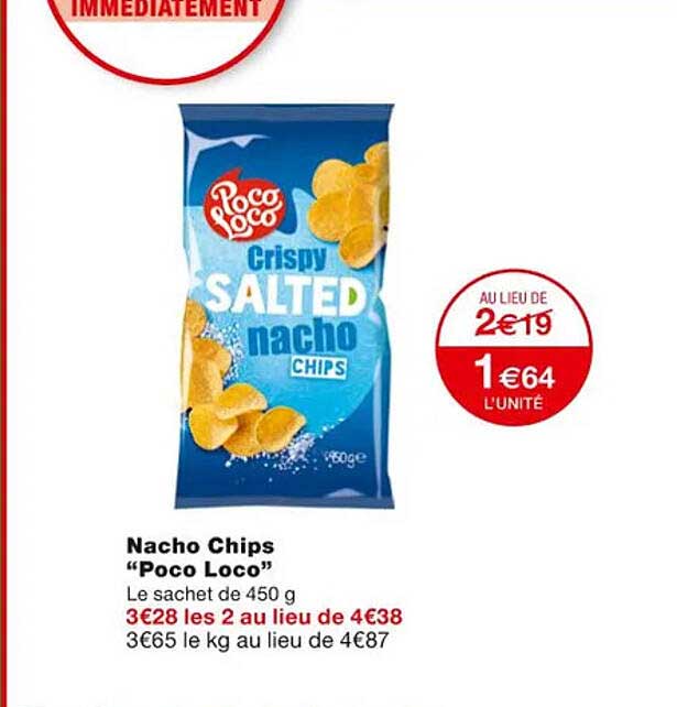 nacho chips "poco loco"
