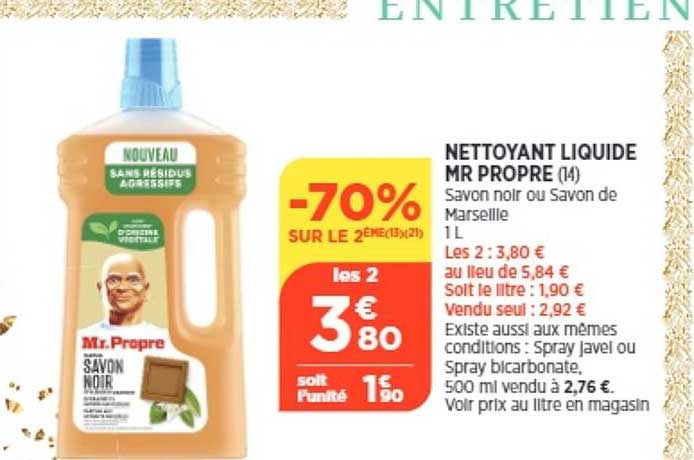 nettoyant liquide mr propre