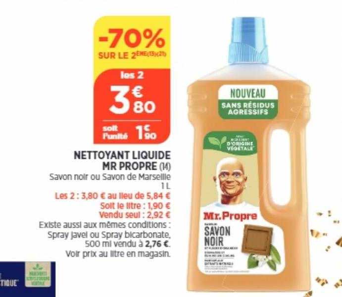 nettoyant liquide mr propre