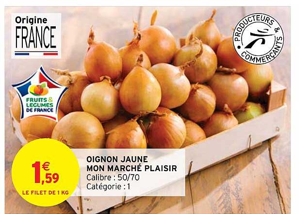 oignon jaune mon marché plaisir