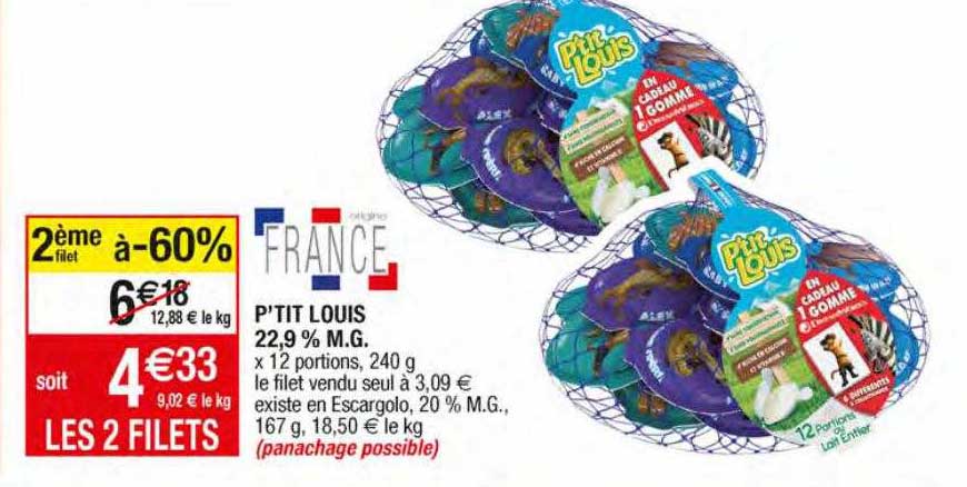 p'tit louis 22,9% m.g.