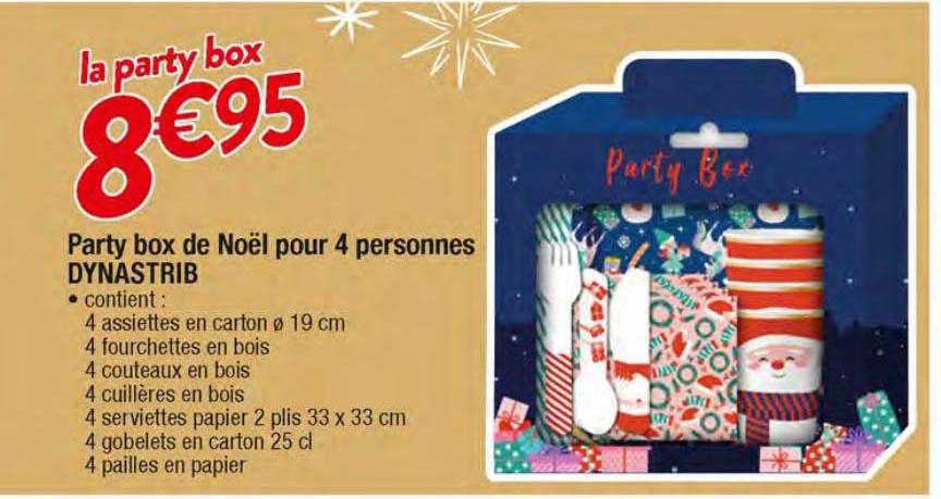 party box de noël pour 4 personnes dynastrib
