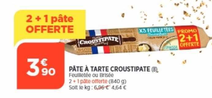 Pâte à Tarte Croustipate