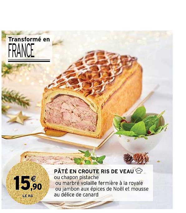 pâté en croûte ris de veau
