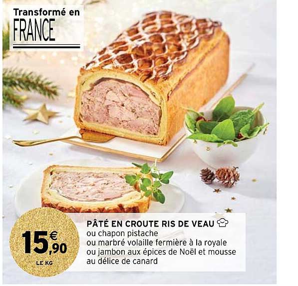 pâté en croûte ris de veau