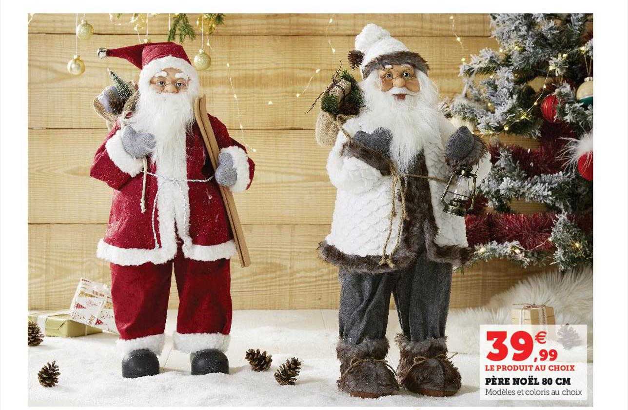 père noël 80 cm