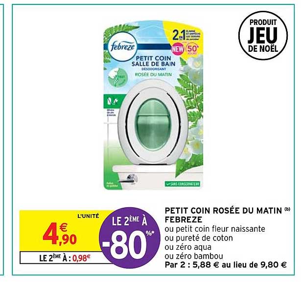 petit coin rosée du matin febreze