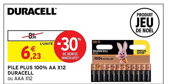 Pile Plus 100% Aa X12 Duracell