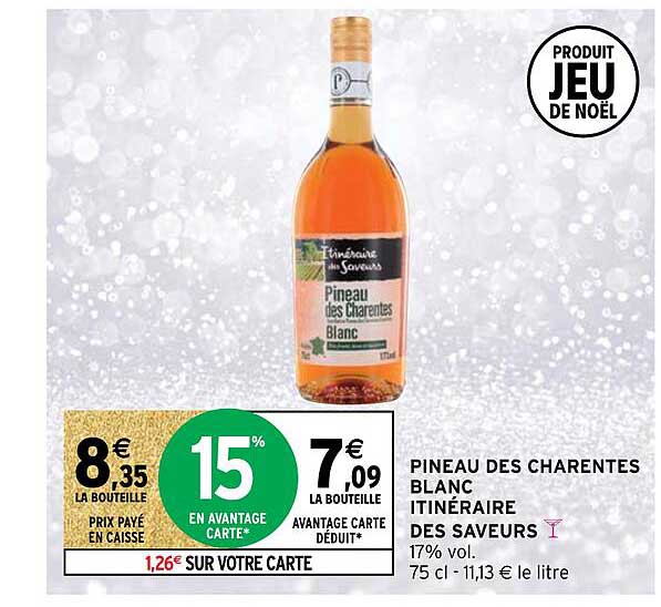 pineau des charentes blanc itinéraire des saveurs