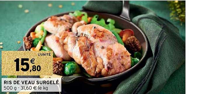 ris de veau surgelé