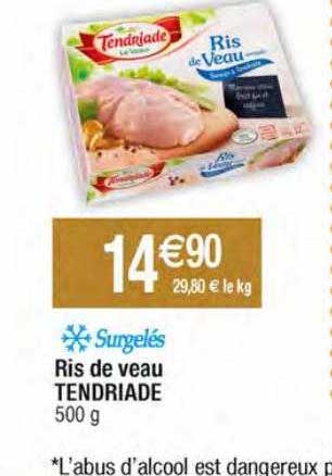 ris de veau tendriade