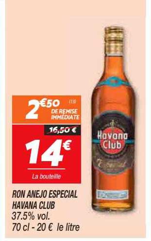 ron anejo especial havana club