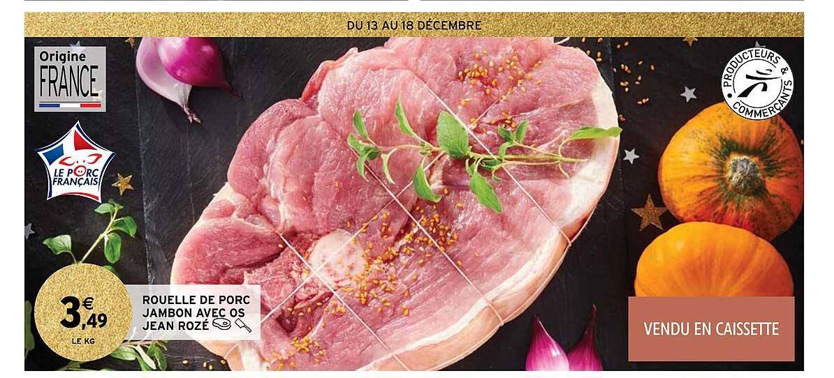 rouelle de porc jambon avec os jean rozé