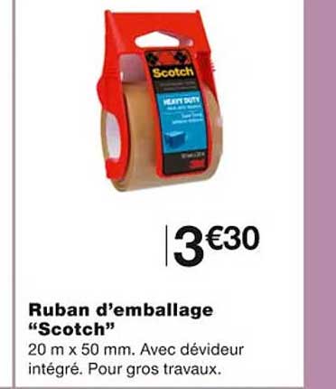 ruban d'emballage "scotch"