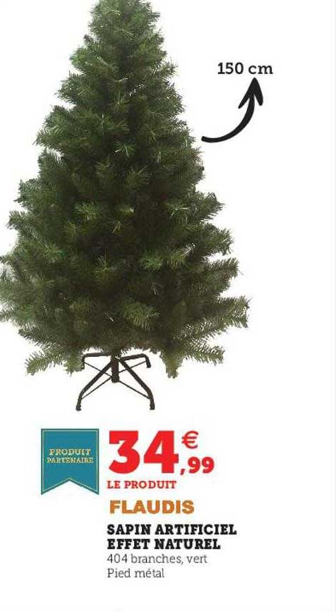 sapin artificiel effet naturel flaudis