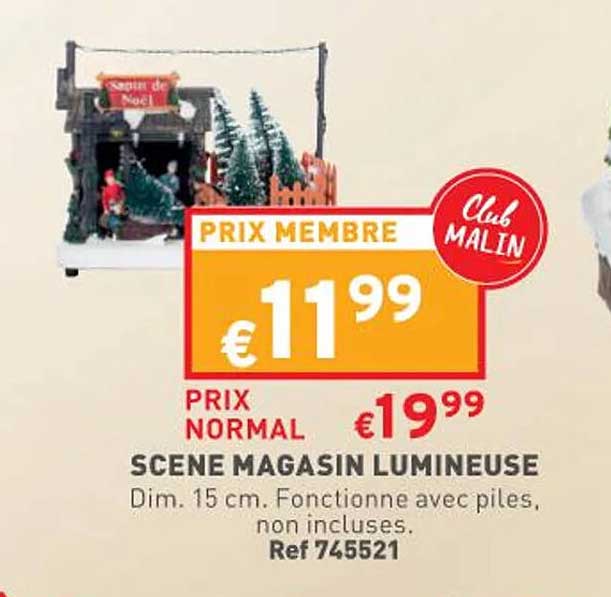 Scène Magasin Lumineuse