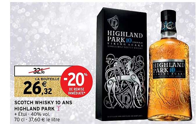 scotch whisky 10 ans highland park
