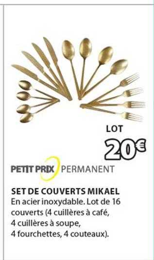 set de couverts mikael