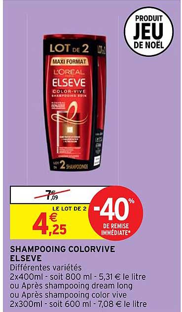 shampooing colorvive elseve