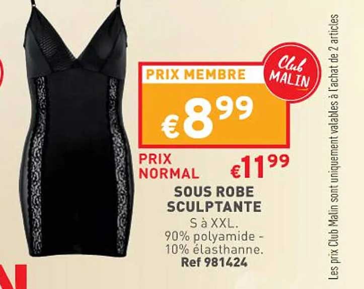 sous robe sculptante