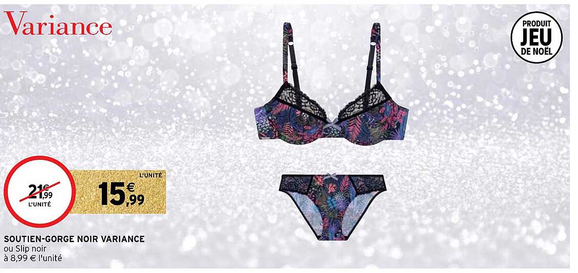 soutien-gorge noir variance