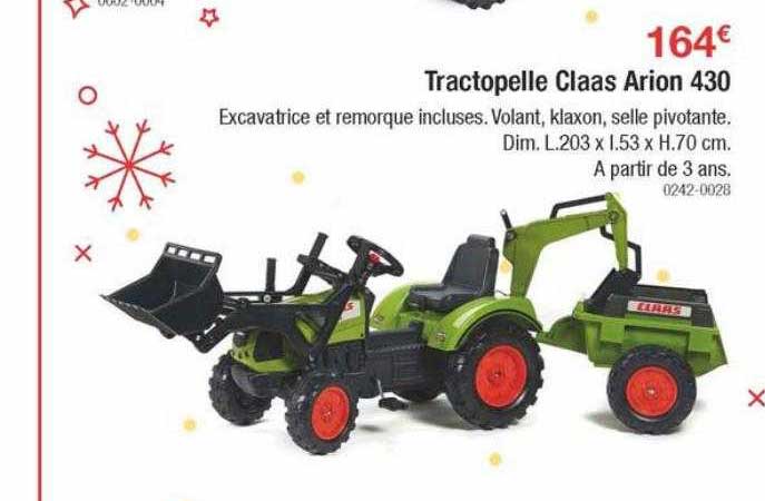 tractopelle claas arion 430