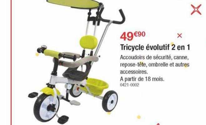 tricycle évolutif 2 en 1