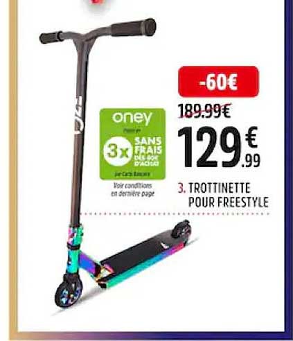 trottinette pour freestyle oze