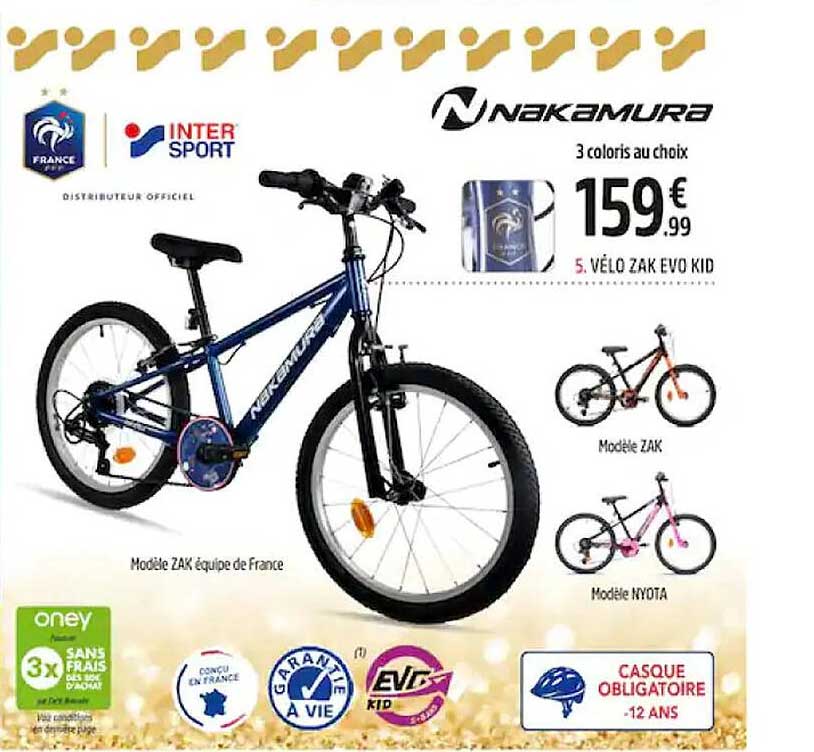 vélo zak evo kid nakamura