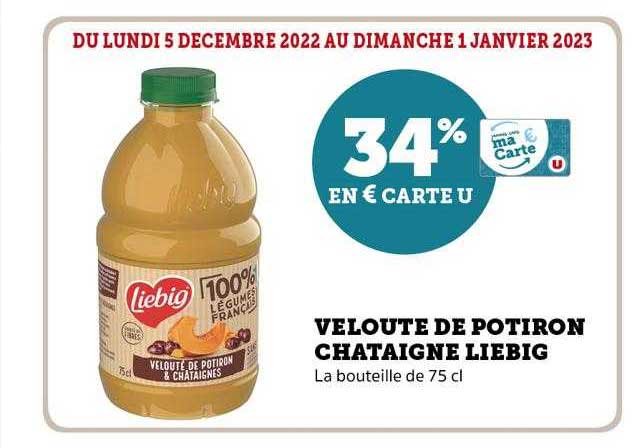 Velouté De Potiron Chataigne Liebig