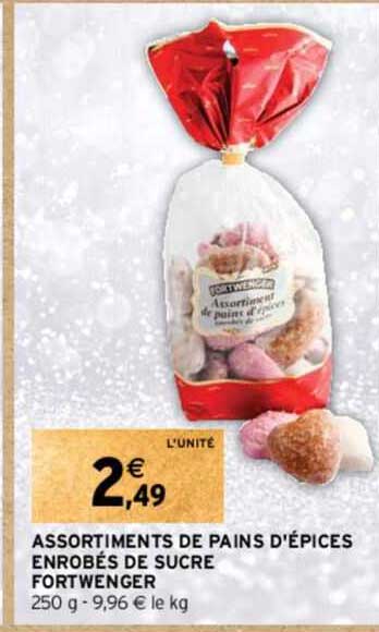 Assortiments De Pains D'épices Enrobés De Sucre Fortwenger