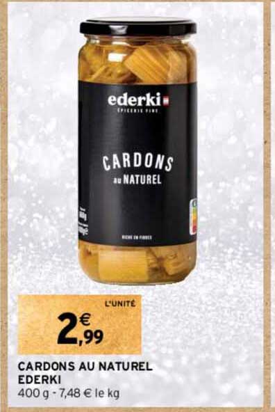 cardons au naturel ederki