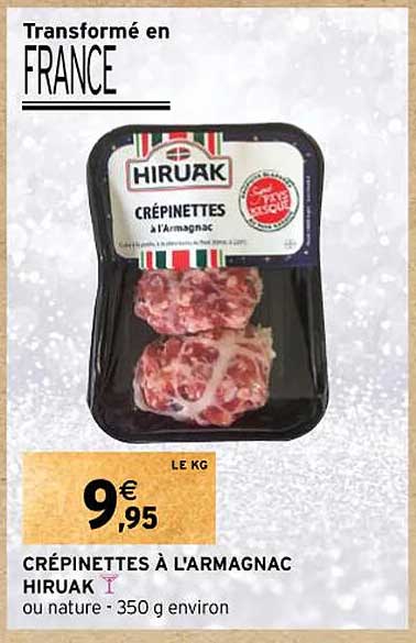 crépinettes à l'armagnac hiruak