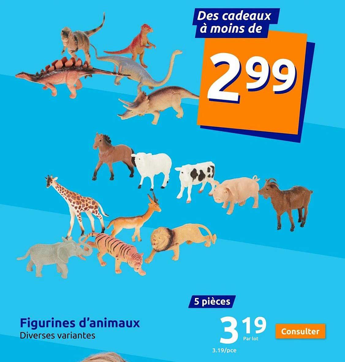 figurines d'animaux