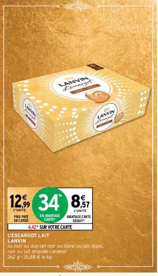 l'escargot lait lanvin