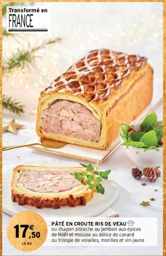 pâté en croûte ris de veau