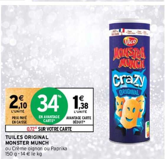 Tuiles Original Monster Munch
