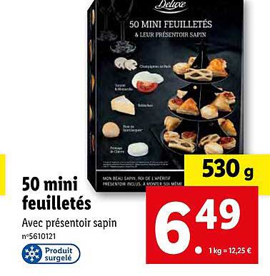 50 Mini Feuilletés Deluxe