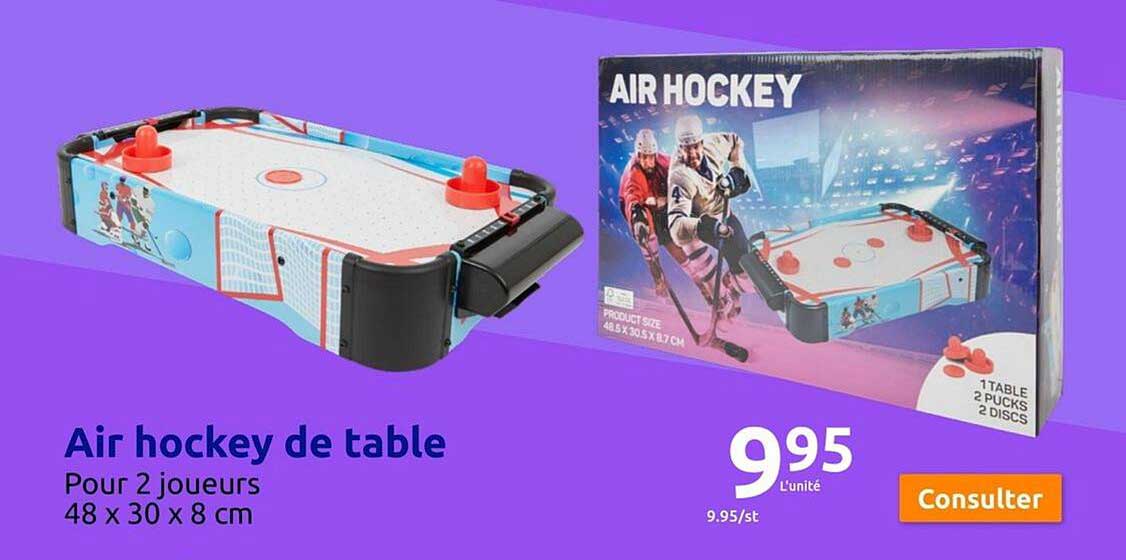 air hockey de table