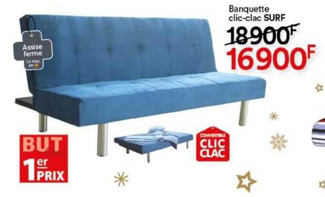 banquette clic-clac surf