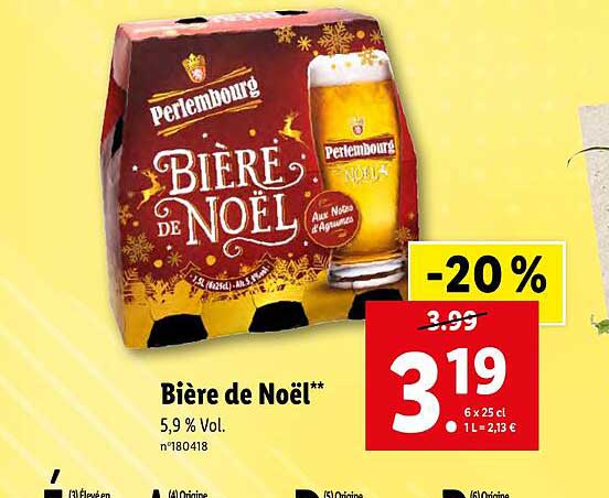 Bière De Noël Perlembourg