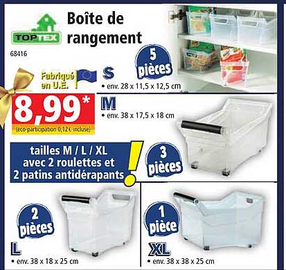 Boite De Rangement Toptex
