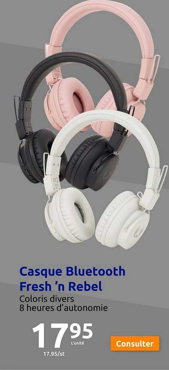 casque bluetooth fresh 'n rebel