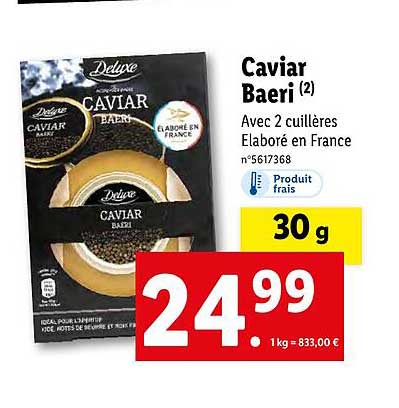 caviar baeri deluxe
