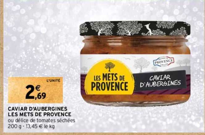 caviar d'aubergines les mets de provence