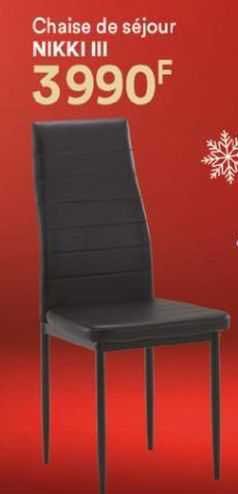 chaise de séjour nikki III