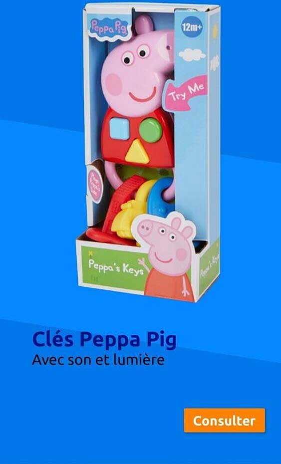 clés peppa pig