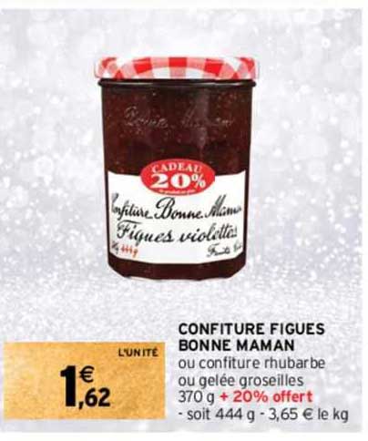 confiture figues bonne maman