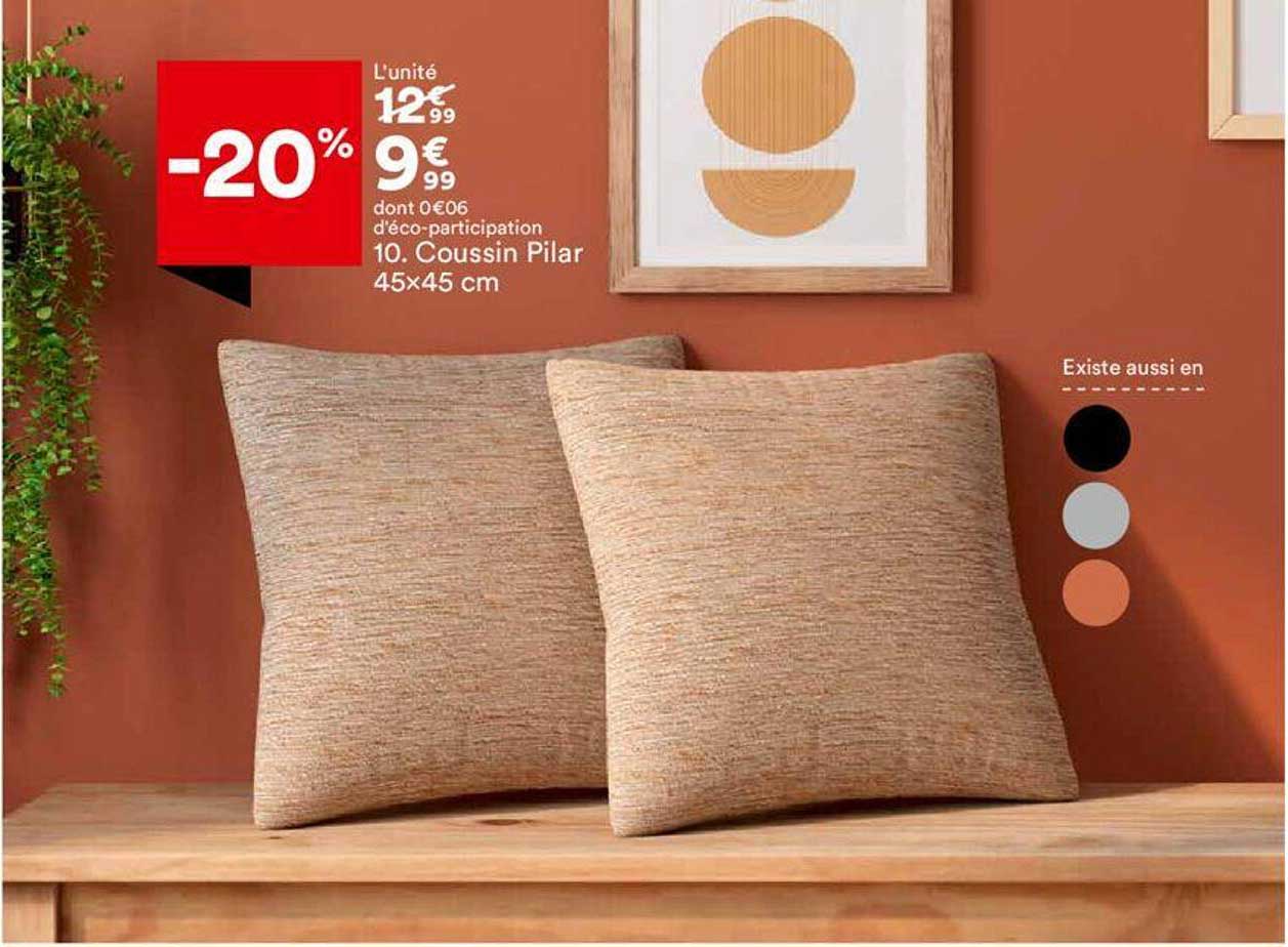 coussin pilar 45x45 cm